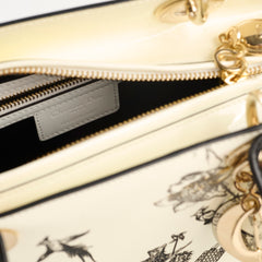 Christian Dior Lady Dior Medium Jungle Patent