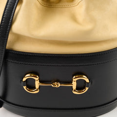Gucci Horsebit 1955 Bucket Bag Beige/Black