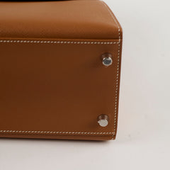 Hermes Kelly 32 Gold PHW C Stamp