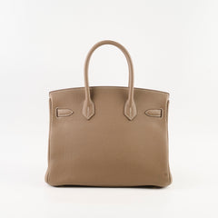 Hermes Birkin 30 Etoupe Togo GHW Y Stamp