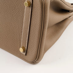 Hermes Birkin 30 Etoupe Togo GHW Y Stamp