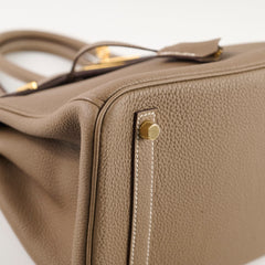 Hermes Birkin 30 Etoupe Togo GHW Y Stamp