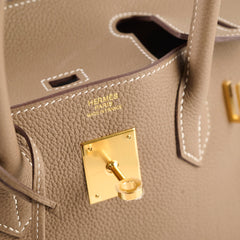 Hermes Birkin 30 Etoupe Togo GHW Y Stamp