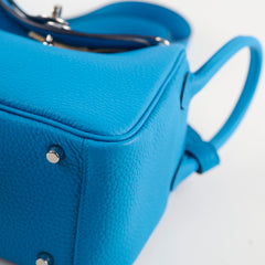 Hermes Mini Lindy Clemence Blue - Z Stamp (2021)