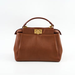 Fendi Peekaboo Mini Brown