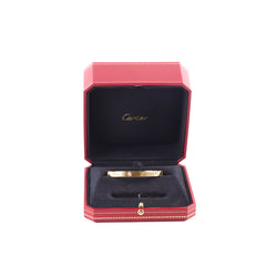 Cartier Classic Model Love Bracelet with 4 Diamond Size 18