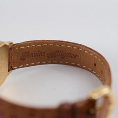 Cartier Santos Dumont SM Yellow Gold Watch W1505553 (Winding Style)