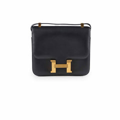 Hermes Constance 24 Swift GHW Noir A Stamp