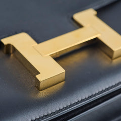Hermes Constance 24 Swift GHW Noir A Stamp