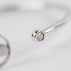 Louis Vuitton Idylle Blossom White Gold Bangle Size 16