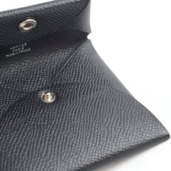 Hermes Bastia Coin Purse Epsom Noir