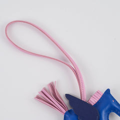 Hermes PM Rodeo Pegase Bag Charm Blue Fra/Mauve Sylve/Blue Saphir - Stamp Z 2021
