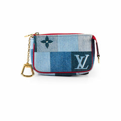 Louis Vuitton Monogram Patchwork Denim Micro Pochette
