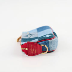 Louis Vuitton Monogram Patchwork Denim Micro Pochette