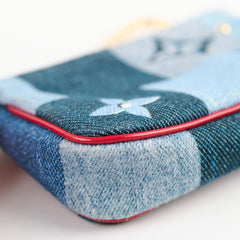 Louis Vuitton Monogram Patchwork Denim Micro Pochette