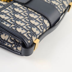 Christian Dior Montaigne 30 Navy Oblique