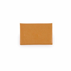 Hermes Calvi Verso Card Holder Caramel Chevre Mysore Leather - Z Stamp