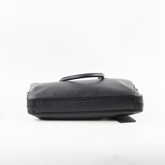 Prada Men's Saffiano Briefcase Black