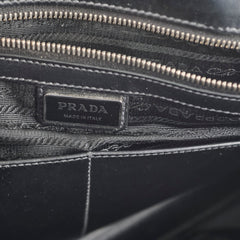 Prada Men's Saffiano Briefcase Black