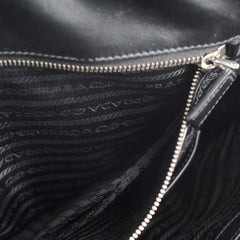 Prada Men's Saffiano Briefcase Black