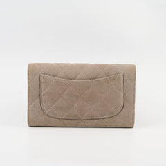 Chanel Long Wallet Grey