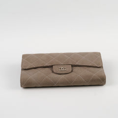 Chanel Long Wallet Grey