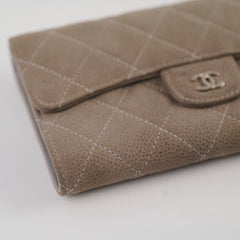 Chanel Long Wallet Grey