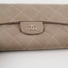 Chanel Long Wallet Grey