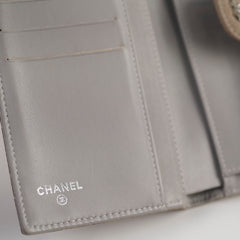 Chanel Long Wallet Grey