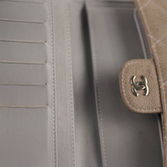 Chanel Long Wallet Grey