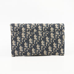 Christian Dior Small Saddle Pouch Oblique Navy