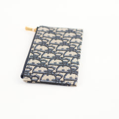 Christian Dior Small Saddle Pouch Oblique Navy