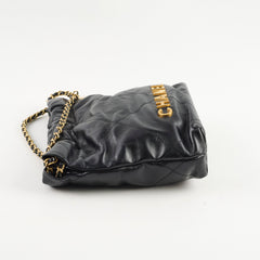 Chanel Mini 22 Black