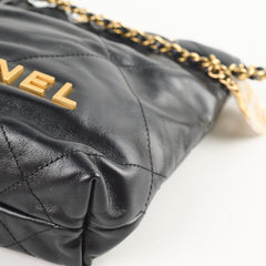 Chanel Mini 22 Black