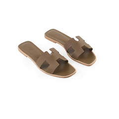 Hermes Oran Sandals Etoupe - Size 39.5