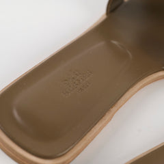 Hermes Oran Sandals Etoupe - Size 39.5