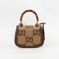 Gucci GG Mini Bamboo Top Handle Brown