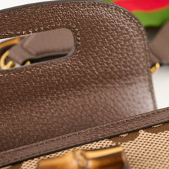 Gucci GG Mini Bamboo Top Handle Brown
