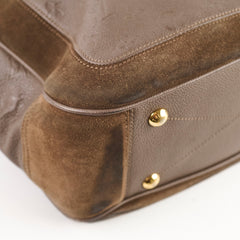 Louis Vuitton Audacieuse MM Suede Brown
