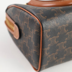 Celine Small Boston Triomphe Brown