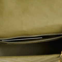 Chanel Chevron Cuba Mini Rectangular Khaki