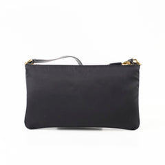 Prada Nylon Shoulder Bag Black / Saffiano