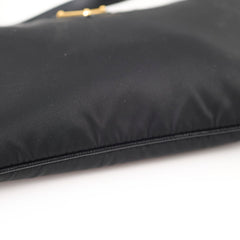 Prada Nylon Shoulder Bag Black / Saffiano