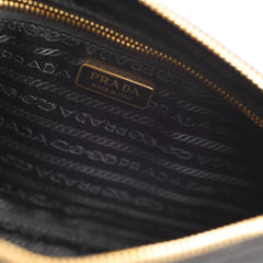 Prada Nylon Shoulder Bag Black / Saffiano
