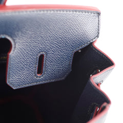 Hermes Birkin Contour 25 Epsom Bleu Indigo - Stamp X