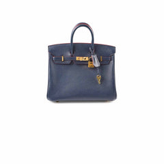 Hermes Birkin Contour 25 Epsom Bleu Indigo - Stamp X