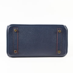 Hermes Birkin Contour 25 Epsom Bleu Indigo - Stamp X