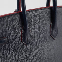 Hermes Birkin Contour 25 Epsom Bleu Indigo - Stamp X