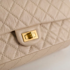Chanel Reissue 225 Calfskin Light Beige (Microchipped)