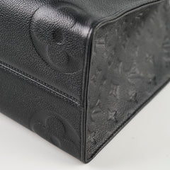 Louis Vuitton On The Go MM Empreinte Black